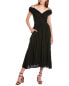 Фото #1 товара Vince Off-Shoulder Twist Dress Women's Black 2