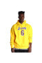 NİKE Los Angeles Lakers Erkek Sarı Basketbol Sweatshirt DDB1181-728- BOL KESİM 1 BEDEN KÜÇÜK ALINIZ