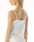 Michael Michael Kors Women's Lace-Up Blouson Tankini Top White Size S