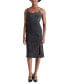 ფოტო #1 პროდუქტის Women's Slit-Front Giselle Denim Midi Dress