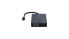 Фото #3 товара Rapoo UCM-2004 - USB Type-C - HDMI - RJ-45 - USB 3.2 Gen 1 (3.1 Gen 1) - USB Type-C - Male - Black - 7.5 W - 5 V