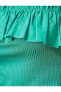 Фото #26 товара Блузка Koton Crop Atlet Ruffle Open Shoulder