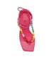 ფოტო #5 პროდუქტის Women's The Cubie Bead Lace Up Sandals