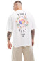 ONLY & SONS super oversized t-shirt with pool side back print in off white