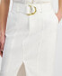 Фото #3 товара Petite Denim Midi Skirt, Created for Macy's