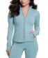 ფოტო #1 პროდუქტის Women's Marika Zip-Front Long-Sleeve Active Top