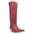 Dingo Raisin Kane Snip Toe Cowboy Womens Red Casual Boots DI167-600