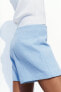 Фото #3 товара Юбка-шорты из рельефной ткани с блестящей нитью ZARA