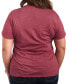 ფოტო #2 პროდუქტის Air Waves Trendy Plus Size Christmas Vacation Graphic T-shirt