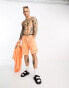 Polo Ralph Lauren x ASOS exclusive collab terry towelling shorts in orange with logo