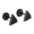 Фото #1 товара Мужские серьги гвоздики с треугольниками Fashion steel earrings Triangles