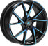 Alutec ADX.01 racing-black frontpoliert blue 8.5x20 ET45 - LK5/112 ML70.1