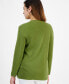 ფოტო #2 პროდუქტის Petite Newport Open-Front Long-Sleeve Cardigan