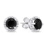 Фото #2 товара Sparkling silver jewelry set with zircons SET230WBC (earrings, pendant)
