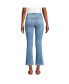 Фото #2 товара Petite Recover High Rise Button Front Kick Flare Crop Jeans