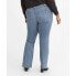 Фото #2 товара Levi's Women's Plus Size Mid-Rise Classic Bootcut Jeans - Ideal Clean Slate 22