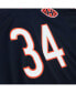 Фото #3 товара Men's Walter Payton Navy Chicago Bears 1983 Authentic Jersey