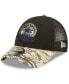 Фото #3 товара Men's Black, Camo Dallas Cowboys 2022 Salute To Service 9FORTY Snapback Trucker Hat
