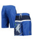 ფოტო #1 პროდუქტის Men's Blue Minnesota Timberwolves Sea Wind Swim Trunks