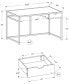 Фото #3 товара Desk with 1 Storage Drawer