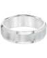 Men's Stainless Steel Ring, Smooth Comfort Fit Wedding Band