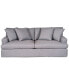 Фото #1 товара Brenalee 93" Performance Fabric Slipcover Sofa with Four Pillows