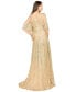 ფოტო #3 პროდუქტის Women's Cape Sleeve Mother's Gown