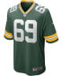 Men's David Bakhtiari Green Green Bay Packers Game Team Jersey