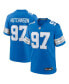 Фото #1 товара Men's Aidan Hutchinson Blue Detroit Lions Game Jersey