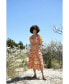 Фото #5 товара Платье Jessie Zhao New York золотой садовый металлический midi