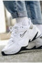 Фото #3 товара M2K Tekno Leather Sneaker Gerçek Deri Beyaz Kadın Spor Ayakkabısı