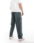 Calvin Klein Jeans straight cargo trousers in charcoal grey