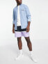 Farah Murphy cut and sew shorts in navy