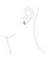 ფოტო #5 პროდუქტის Round Solitaire Cubic Zirconia AAA CZ S-Style Wave Kpop Huggie Hoop Earrings For Women .925 Sterling Silver More Colors