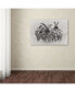 Фото #3 товара Kirill Trubitsyn 'Zebras' Canvas Art - 24" x 16" x 2"