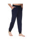 ფოტო #3 პროდუქტის Men's Heat Retaining Contrast Trim Pajama Pants