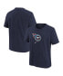 ფოტო #1 პროდუქტის Preschool Boys and Girls Navy Tennessee Titans Team Wordmark T-shirt