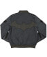 Фото #2 товара Men's Gray Batman Tactical Full-Zip Bomber Jacket