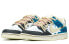 【定制球鞋】 Nike Dunk Low fzbb 穿搭主题 海岸 解构 礼盒 做旧 vibe 低帮 板鞋 男款 闪电蓝 / Кроссовки Nike Dunk Low DJ6188-100