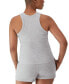 ფოტო #2 პროდუქტის Women's High-Neck Ribbed Tank