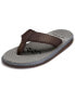 ფოტო #1 პროდუქტის Men's Comfortable Memory Foam Flip Flops