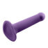 Bouncy Liquid Silicone Dildo Hiper Flexible 7 - 18 cm Size M Purple