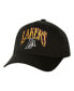 Фото #1 товара Men's Black Los Angeles Lakers SUGA x NBA by Capsule Collection Glitch Stretch Snapback Hat
