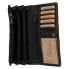 Women´s leather wallet pwl-388 / w Black