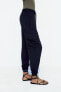 Cargo trousers with elasticated waistband