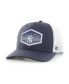 Men's Navy, White New York Yankees Burgess Trucker Snapback Hat
