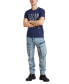 Фото #7 товара Men's Tapered-Fit Rovic Zip Moto Jeans