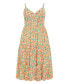 ფოტო #3 პროდუქტის Plus Size Ditsy Daisy Dress