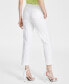 Фото #2 товара Women's Slim-Fit Double-Button Ankle Pants