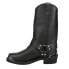 Фото #5 товара Dingo Chopper Square Toe Motorcycle Mens Black Casual Boots DI19053